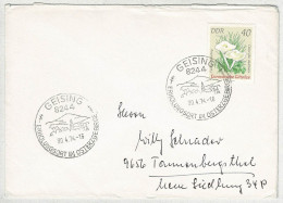 DDR 1974. Brief Geising - Tannenbergsthal, Giftpilze, Feldrichterling / Clitocybe Dealbata - Funghi