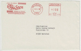 Deutschland 1993, Brief Freistempel / EMA / Meterstamp Stadtverwaltung Nettetal, Wandern / Randonnée / Hiking - Sonstige & Ohne Zuordnung