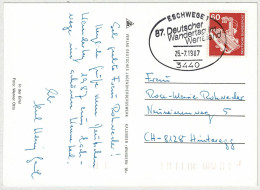 Deutsche Bundespost 1987, Postkarte Wandertag Eschwege - Hinteregg, Wandern / Randonnée / Hiking - Otros & Sin Clasificación