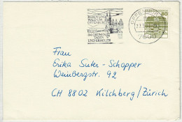 Deutsche Bundespost 1983, Brief Offenburg - Kilchberg (Schweiz) - Brieven En Documenten