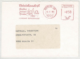 Deutsche Bundespost 1986, Brief Freistempel / EMA / Meterstamp Bezirksamt Reinickendorf - Berlin - Otros & Sin Clasificación