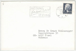 Dänemark / Danmark 1981, Brief Hadsund - Basel (Schweiz), Tourismus - Sonstige & Ohne Zuordnung