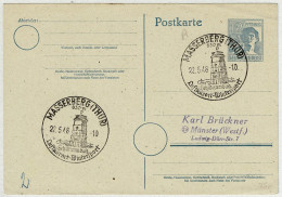 Deutschland Sowjetische Zone SBZ 1948, Ganzsachen-Karte Masserberg - Münster  - Other & Unclassified