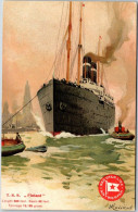 TSS Finland - 580/60ft, 12185ton, Red Star Line, From Serie paintings With Red Logo (TSS), By H. Cassiers - Passagiersschepen