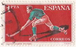 1960 - ESPAÑA - DEPORTES - HOCKEY SOBRE PATINES - EDIFIL 1310 - Oblitérés