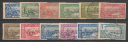 GUADELOUPE - 1922-27 - N°YT. 77 à 88 - Série Complète - Oblitéré / Used - Usati