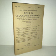 LES ETUDES RHODANIENNES Revue De GEOGRAPHIE REGIONALE LYON N 3 4 De 1942 BB7A - Unclassified