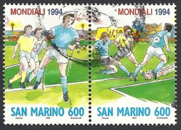 San Marino, 1994, Mi.-Nr. 1579 + 1580, Gestempelt - Gebruikt