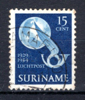 SURINAME LP32° Gestempeld 1954 - Herdenkingszegel - Surinam ... - 1975