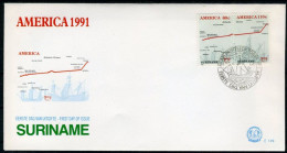 SURINAME E149 FDC 1991 - U.P.E.A.  - Suriname