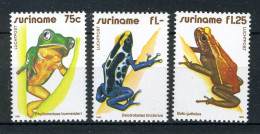 SURINAME 951/953 MNH 1981 - Kikkers. -1 - Suriname