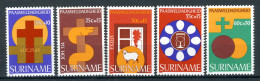 SURINAME 818/822 MNH 1978 - Paasymboliek. - Suriname