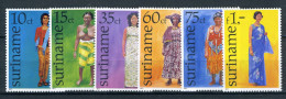 SURINAME 753/758 MNH 1977 - Klederdrachten. - Suriname