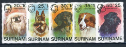SURINAME 738/742 MNH 1976 - Honden. - Surinam
