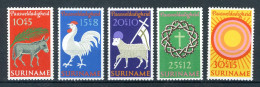 SURINAME 556/560 MH 1971 - Paaszegels. - Surinam ... - 1975