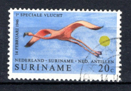 SURINAME 554° Gestempeld 1971 - Lijndienst Amsterdam-Paramaribo - Suriname ... - 1975