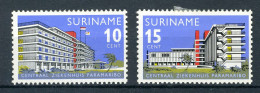 SURINAME 447/448 MH 1966 - Centraal Ziekenhuis Paramaribo. - Suriname ... - 1975