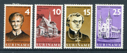 SURINAME 449/452 MH 1966 - Eeuwfeest Paters Redemptoristen. - Suriname ... - 1975