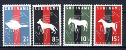 SURINAME 390/393 MH 1962 - Dierenbescherming - Suriname ... - 1975