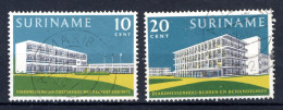SURINAME 388/389° Gestempeld 1962 - Opening Diaconessenhuis - Surinam ... - 1975