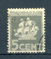 SURINAME 164 Gestempeld 1936 - Scheepje. - Surinam ... - 1975
