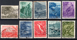 SURINAME 297/307° Gestempeld 1953-1954 - Inheemse Voorstellingen. - Suriname ... - 1975