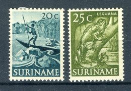 SURINAME 306/307 MH 1953-1954 - Inheemse Voorstellingen. - Suriname ... - 1975