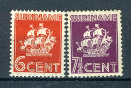 SURINAME 165/166 MH 1936 - Scheepje. - Surinam ... - 1975