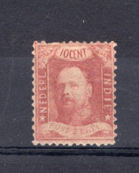 NL. INDIE 2 MH 1868 - Koning Willem III MET CERTIFICAAT - Niederländisch-Indien