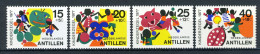 NL. ANTILLEN 551/554 MNH 1977 - Kinderzegels. - Curacao, Netherlands Antilles, Aruba