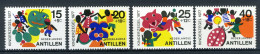 NL. ANTILLEN 551/554 MNH 1977 - Kinderzegels. -1 - Curaçao, Nederlandse Antillen, Aruba