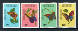 NL. ANTILLEN 584/587 MNH 1978 - Fauna, Vlinders. - Curaçao, Antille Olandesi, Aruba