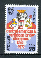 NL. ANTILLEN 538 MNH 1977 - Sport, Bridge Kampioenschappen. - Curaçao, Antille Olandesi, Aruba