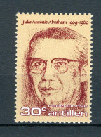NL. ANTILLEN 521 MNH 1976 - Staatsman Julio Antonio Abraham. -1 - Curaçao, Nederlandse Antillen, Aruba