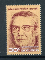 NL. ANTILLEN 521 MH 1976 - Staatsman Julio Antonio Abraham. - Curazao, Antillas Holandesas, Aruba