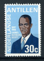 NL. ANTILLEN 485 MNH 1974 - Lionel Bernhard Scott, Politicus. (2 Stuks) - Curaçao, Antille Olandesi, Aruba