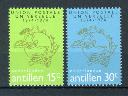 NL. ANTILLEN 495/496 MNH 1974 - 100 Jaar Wereldpostvereniging (UPU). - Curaçao, Antille Olandesi, Aruba