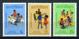 NL. ANTILLEN 486/488 MH 1974 - Verantwoord Ouderschap. - Niederländische Antillen, Curaçao, Aruba