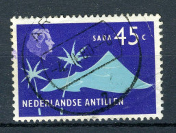 NL. ANTILLEN 460 Gestempeld 1973 - Aanvullingswaarden, Koningin Juliana  - Curaçao, Antilles Neérlandaises, Aruba