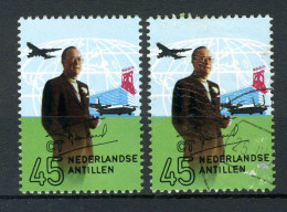 NL. ANTILLEN 440 MH 1971 - 60e Verjaardag Prins Bernhard. (2 Stuks) - Curacao, Netherlands Antilles, Aruba
