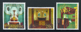 NL. ANTILLEN 423/425 MH 1970 - Kerken En Synagoge. -1 - Curaçao, Antilles Neérlandaises, Aruba