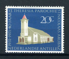 NL. ANTILLEN 434 MH 1971 - 40 Jaar St. Thomas Parochie Aruba. - Curaçao, Antilles Neérlandaises, Aruba