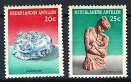 NL. ANTILLEN 327/328 MH 1962 - Cultuurzegels. - Curacao, Netherlands Antilles, Aruba