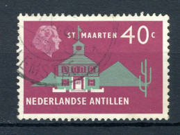 NL. ANTILLEN 285 Gestempeld 1958-1959 - Koningin Juliana  - Curazao, Antillas Holandesas, Aruba