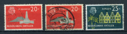 NL. ANTILLEN 281/282 Gestempeld 1958-1959 - Koningin Juliana  - Curaçao, Antilles Neérlandaises, Aruba