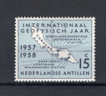 NL. ANTILLEN 270 MH 1957 - Internationaal Geofysisch Jaar. -1 - Curaçao, Antille Olandesi, Aruba