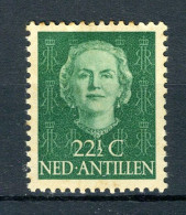 NL. ANTILLEN 225 MH 1950 - Koningin Juliana. - Curaçao, Nederlandse Antillen, Aruba