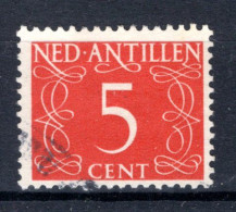 NL. ANTILLEN 217° Gestempeld 1950 - Cijfer - Niederländische Antillen, Curaçao, Aruba