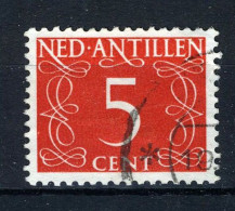 NL. ANTILLEN 217 Gestempeld 1950 - Cijfer. - Curacao, Netherlands Antilles, Aruba