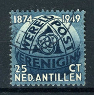 NL. ANTILLEN 210 Gestempeld 1949 - 75 Jaar Wereldpostvereniging UPU. - Curaçao, Antilles Neérlandaises, Aruba